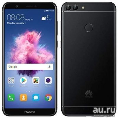Лот: 11875687. Фото: 1. Huawei P Smart (черный) 32Гб. Смартфоны