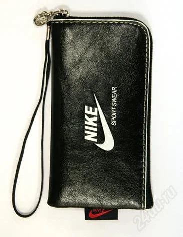 Лот: 1691779. Фото: 1. Сумочка для телефона "NIKE" черный. Чехлы, бамперы