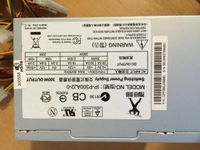 Лот: 5316508. Фото: 1. Блок питания 300w, ATX. С рубля... Корпуса, блоки питания