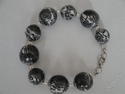 Лот: 434492. Фото: 1. Изделия из полимерной глины,браслет... Браслеты