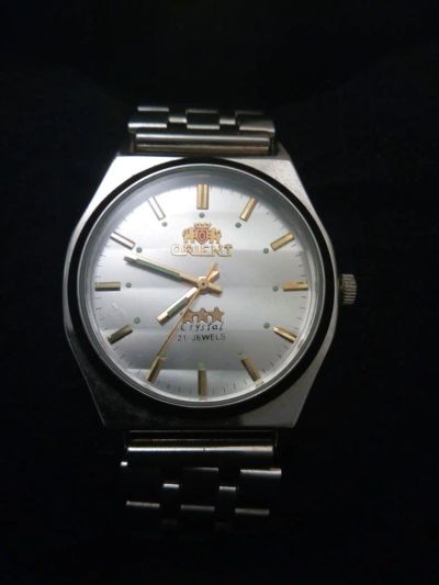 Лот: 7543546. Фото: 1. часы Orient crystal 21 jewels... Оригинальные наручные часы