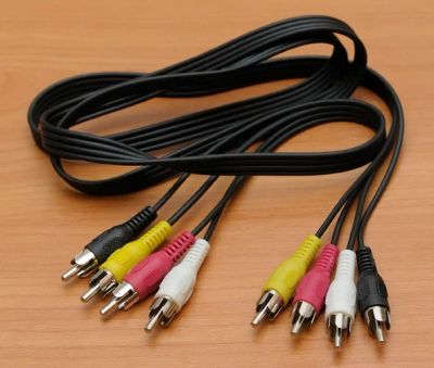 Лот: 3807354. Фото: 1. шнур 4RCA на 4RCA - 1 метр. Шнуры, кабели, разъёмы
