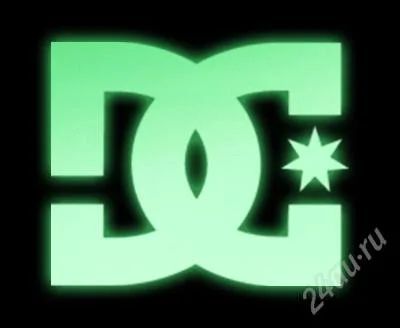 Лот: 2626969. Фото: 1. Светящаяся наклейка на авто "DC... Наклейки автомобильные