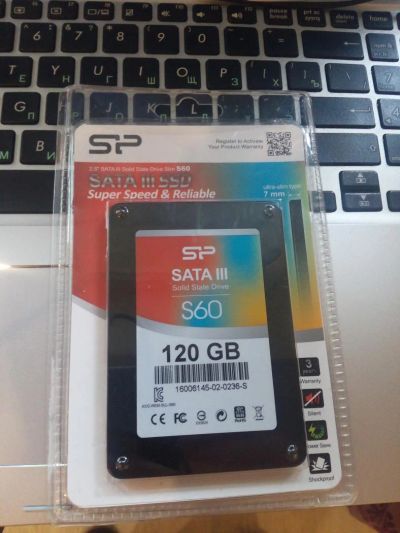 Лот: 9820869. Фото: 1. 120 ГБ SSD-накопитель SiliconPower... SSD-накопители