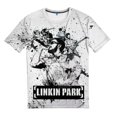 Лот: 10653417. Фото: 1. Мужская футболка 3D "Linkin Park... Футболки