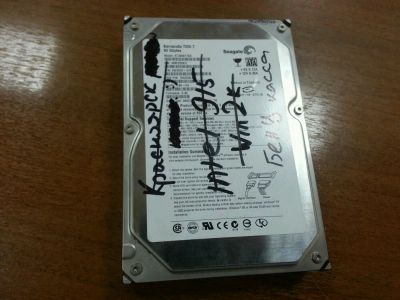 Лот: 5537049. Фото: 1. Seagate Barracuda 80Gb (неисправен... Жёсткие диски (HDD)