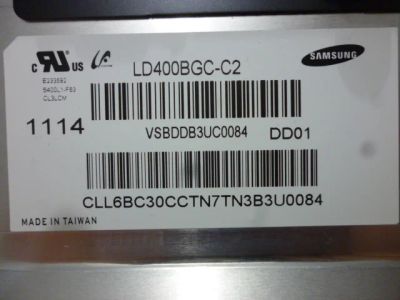 Лот: 8421355. Фото: 1. Матрица LD400BGC-C2 для Samsung... Запчасти для остальной бытовой техники