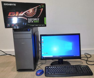 Лот: 16926834. Фото: 1. i5 3450 GTX 1060 G1 RAM 8 Гб SSD... Компьютеры в сборе