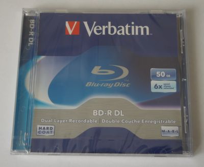 Лот: 20565690. Фото: 1. BD-R DL Verbatim 50Gb Dual Layer... CD, DVD, BluRay
