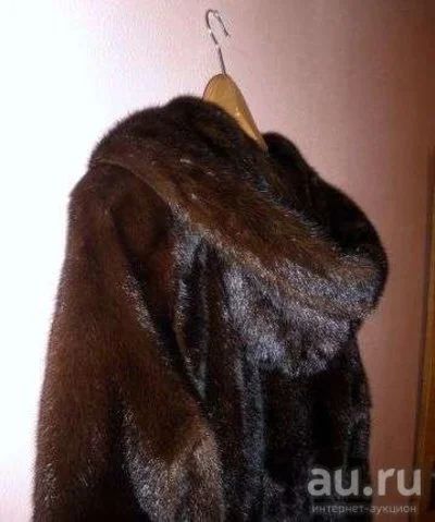 Лот: 9131931. Фото: 1. Шубка 54 раз норковая с капюшоном... Верхняя одежда