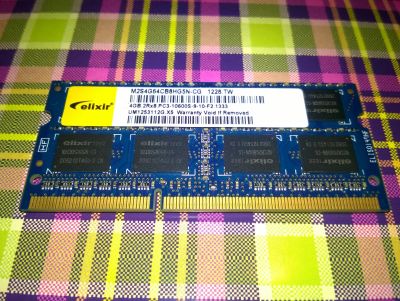 Лот: 6908452. Фото: 1. Elixir SO-DIMM DDR3 4Gb 1333Mhz... Оперативная память