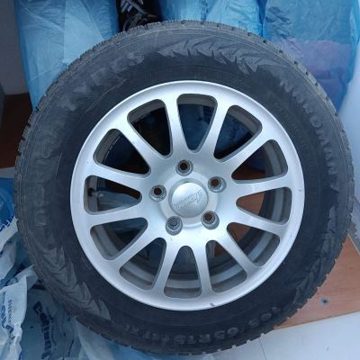 Лот: 20846126. Фото: 1. Колеса ВСМПО r15 + Nokian Nordman... Шины на дисках