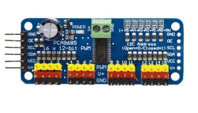 Лот: 11706617. Фото: 1. 16-канальный 12-bit PWM/Servo... Микроконтроллеры