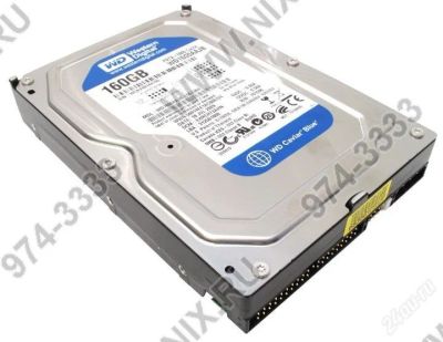 Лот: 933562. Фото: 1. 160 гб ide wd1600aajb caviar blue... Жёсткие диски (HDD)