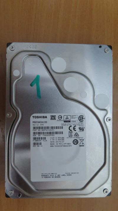 Лот: 24962795. Фото: 1. Жесткий диск Toshiba 1 Tb (MG04ACA100N... Жёсткие диски (HDD)