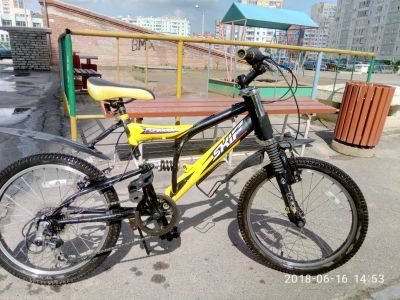 Лот: 11669368. Фото: 1. Подростковый 6ти скоростной велосипед. Велосипеды