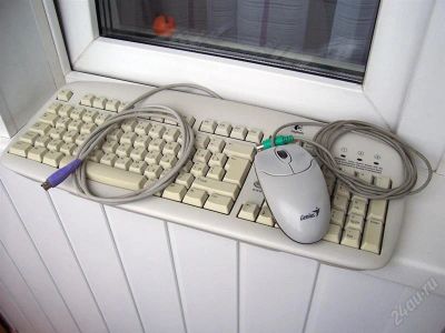 Лот: 2945411. Фото: 1. Клавиатура Logitech Y-SG13 и мышь... Клавиатуры и мыши