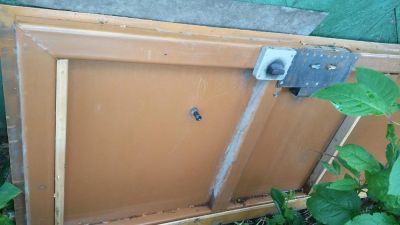 Лот: 7725015. Фото: 1. Металлическая дверь с коробкой. Двери входные