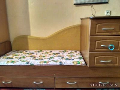 Лот: 11050904. Фото: 1. Кровать трансформер детская. 1500... Детские кровати и кроватки