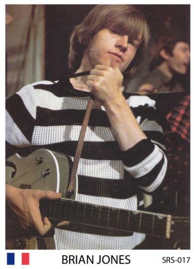 Лот: 10615186. Фото: 1. Rolling Stones Brian Jones коллекционная... Наклейки, фантики, вкладыши