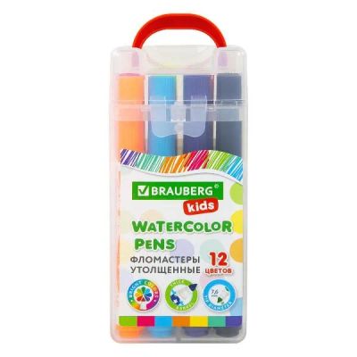 Лот: 24513495. Фото: 1. Набор фломастеров Brauberg Kids... Ручки, карандаши, маркеры
