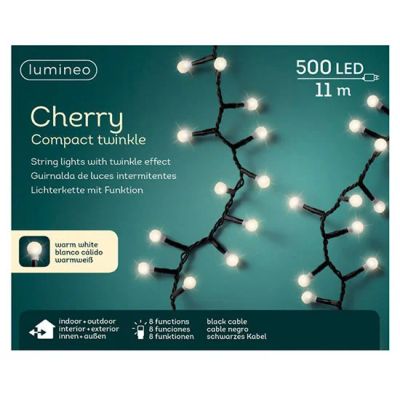 Лот: 16931596. Фото: 1. Гирлянда 11м LED cherry compact... Гирлянды, шарики, новогодние аксессуары