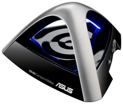 Лот: 6311769. Фото: 1. Wi-Fi адаптер 450Mbp/s ASUS USB-N66... WiFi, Bluetooth адаптеры