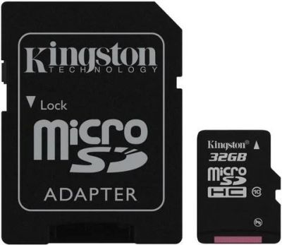 Лот: 4654123. Фото: 1. Карта памяти Microsdhc 32Gb Kingston... Карты памяти