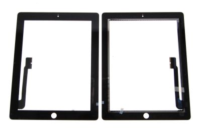 Лот: 10158753. Фото: 1. Тачскрин iPad 3/iPad 4 черный... Запчасти для планшетов