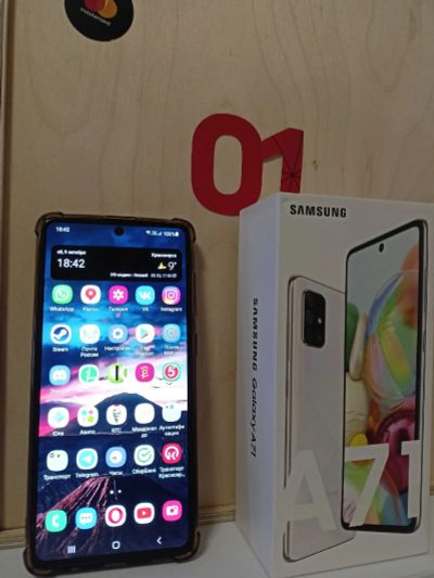Лот: 18175701. Фото: 1. Samsung Galaxy A71 Aura. Смартфоны