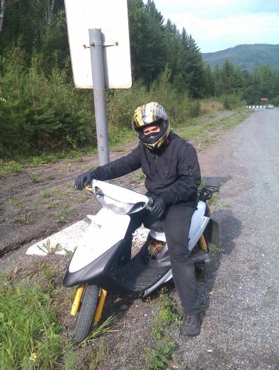Лот: 4452058. Фото: 1. yamaha jog 5bm. Мотороллеры, мопеды