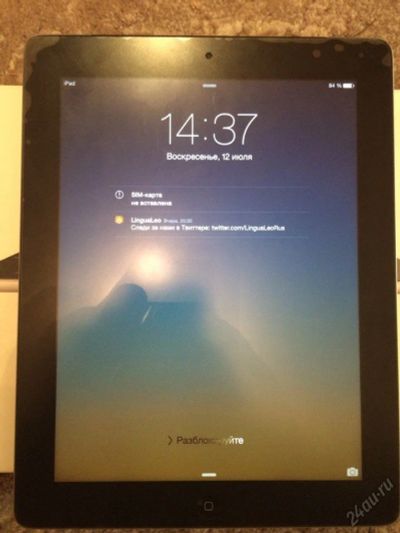 Лот: 4941639. Фото: 1. Ipad 3 64гб + cellular черный!. Планшеты
