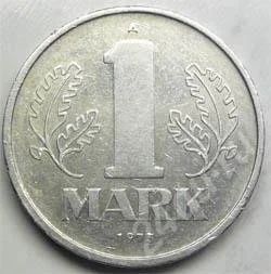 Лот: 352213. Фото: 1. Восточная Германия. ГДР. 1 марка... Германия и Австрия