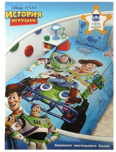 Лот: 3543618. Фото: 1. КПБ 1,5сп Mona Lisa Disney История... Постельное бельё