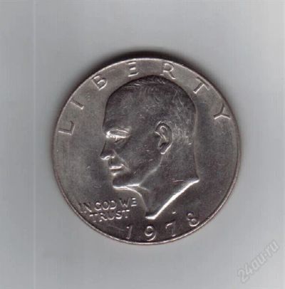 Лот: 2571919. Фото: 1. 1 доллар США 1978год. Большая... Америка