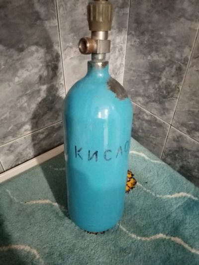 Лот: 18337465. Фото: 1. Кислородный баллон. Баллоны, газ в баллонах