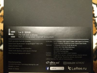 Лот: 12872279. Фото: 1. LeEco le 2 32gb. Смартфоны