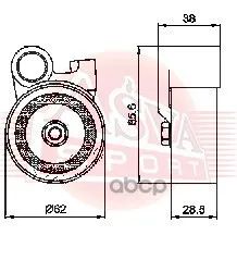 Лот: 24754156. Фото: 1. Ролик Натяжной ASVA арт. TYBP-041. Разное