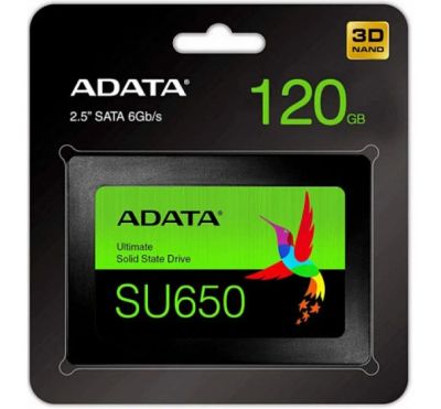 Лот: 18456693. Фото: 1. Ssd adata su650 120gb. SSD-накопители