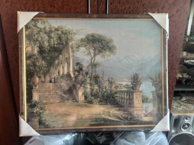 Лот: 17947924. Фото: 1. Гобелен картина Голландский парк... Произведения
