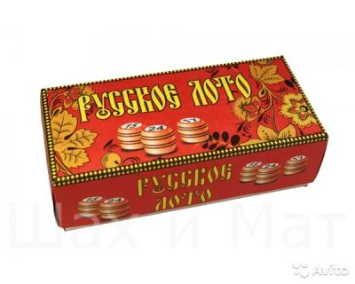 Лот: 7438920. Фото: 1. Русское лото в картонной упаковке. Детские настольные игры