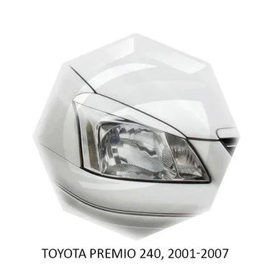 Лот: 17326640. Фото: 1. Реснички на фары Toyota Premio... Детали тюнинга