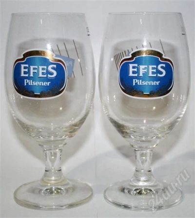 Лот: 470438. Фото: 1. Пара пивных бокалов Эфес (EFES... Кружки, стаканы, бокалы