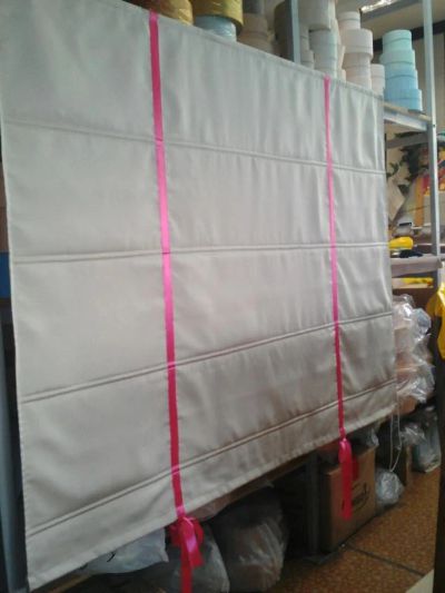 Лот: 8903908. Фото: 1. Римская штора новая с розовыми... Шторы, тюль