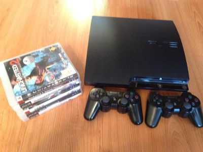 Лот: 3849233. Фото: 1. Playstation 3 slim 120gb. Игровые приставки, консоли