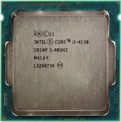 Лот: 11640155. Фото: 1. Процессор Intel Core i3 4130 2х3... Процессоры
