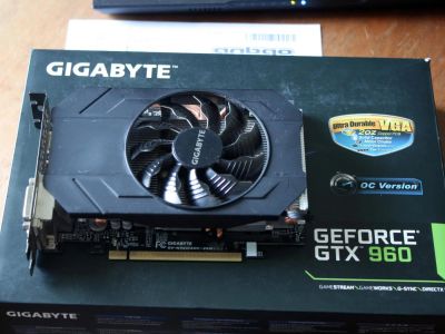Лот: 9601445. Фото: 1. Gigabyte GeForce GTX 960. Видеокарты