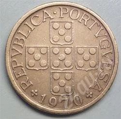 Лот: 312413. Фото: 1. Португалия. 50 сентаво 1970г... Европа