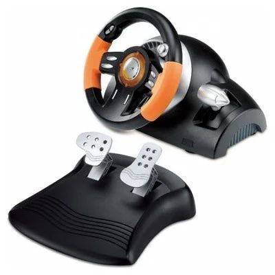Лот: 4841474. Фото: 1. Руль Genius SpeedWheel 3 MT КПП... Рули, джойстики