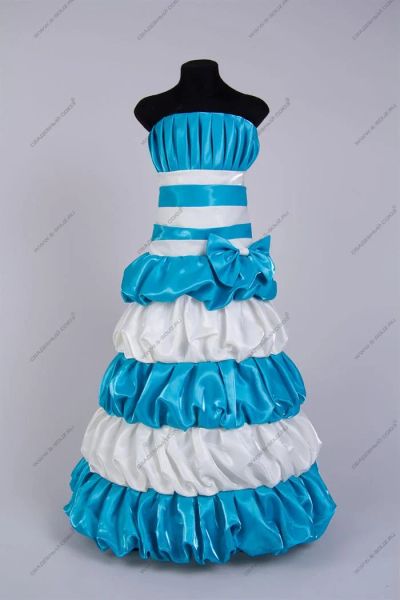 Лот: 3375117. Фото: 1. бирюзовое платье. Платья, сарафаны